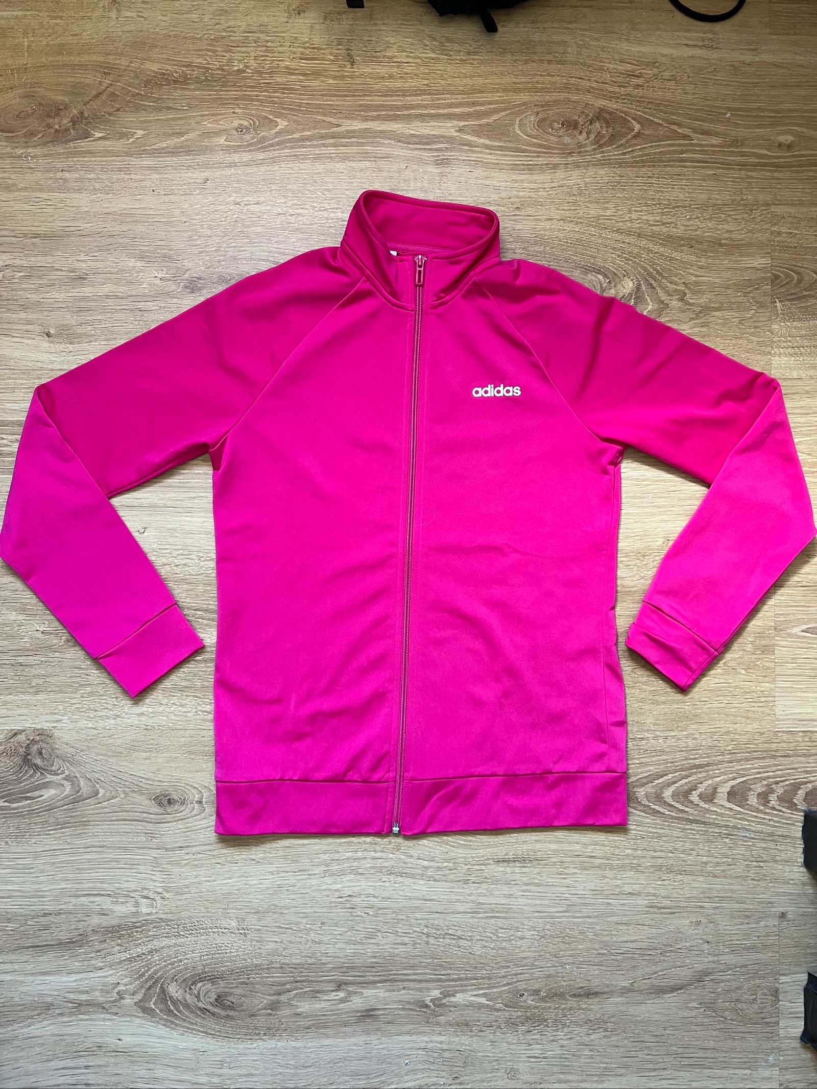 Sudadera con cremallera Adidas rosa